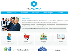 Tablet Screenshot of hexaquimica.com